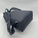 MCM Backpack Nylon Black SHW
