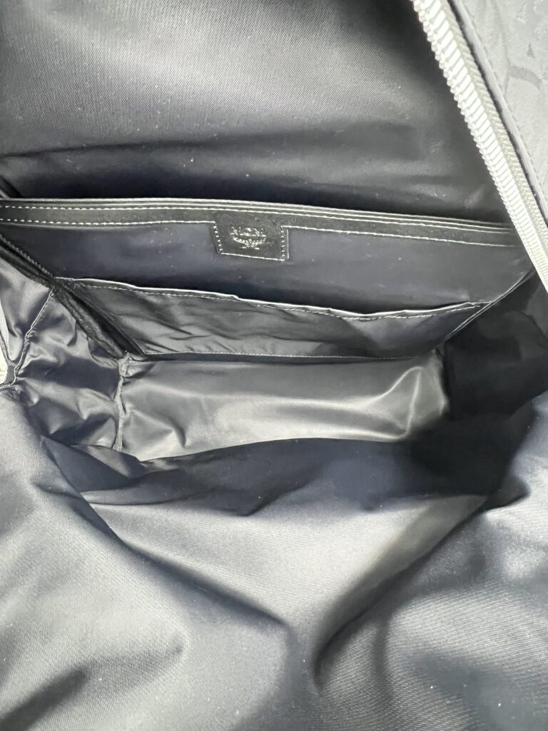 MCM Backpack Nylon Black SHW