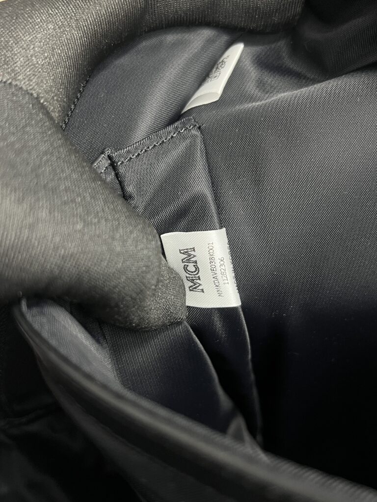 MCM Backpack Nylon Black SHW