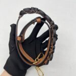Loewe Anagram Cut Out Bag Brown GHW
