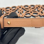 Loewe Anagram Cut Out Bag Brown GHW