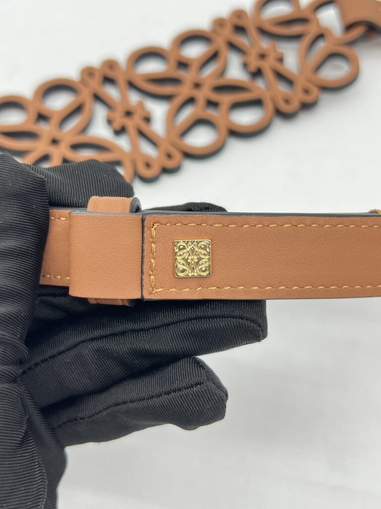 Loewe Anagram Cut Out Bag Brown GHW