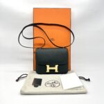 Hermes Constance 18 Mini III Veau Epsom Vert Fonce GHW