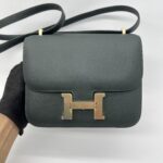 Hermes Constance 18 Mini III Veau Epsom Vert Fonce GHW