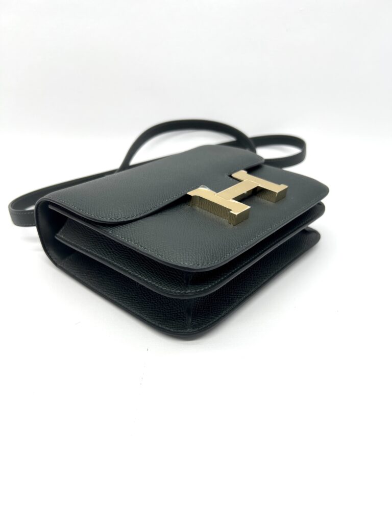 Hermes Constance 18 Mini III Veau Epsom Vert Fonce GHW