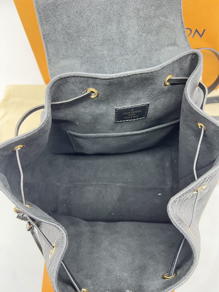 Louis Vuitton Montsouris PM Monogram Empreinte Black GHW