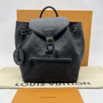 Louis Vuitton Montsouris PM Monogram Empreinte Black GHW