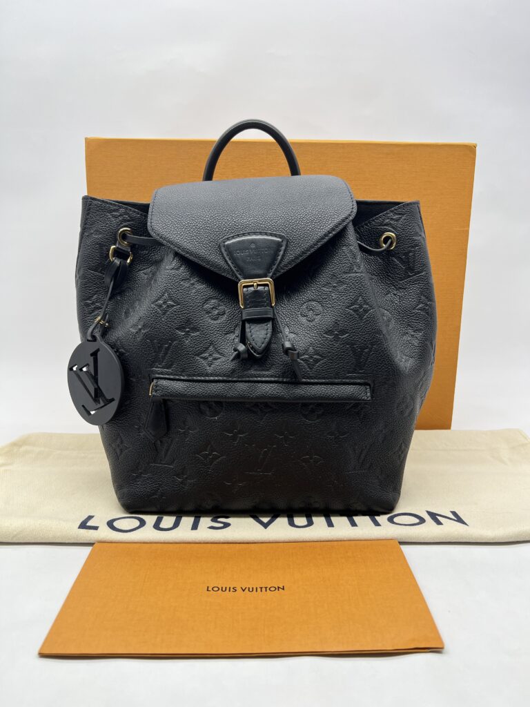 Louis Vuitton Montsouris PM Monogram Empreinte Black GHW