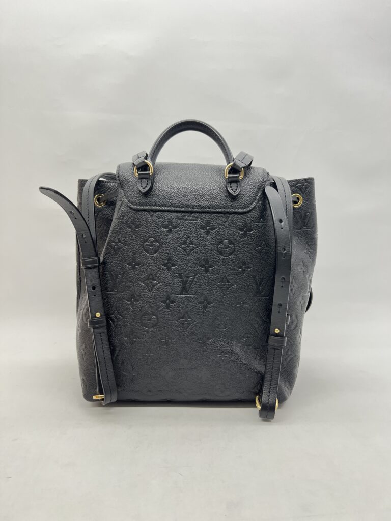 Louis Vuitton Montsouris PM Monogram Empreinte Black GHW