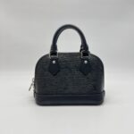 Louis Vuitton Nano Alma Epi Leather Noir SHW