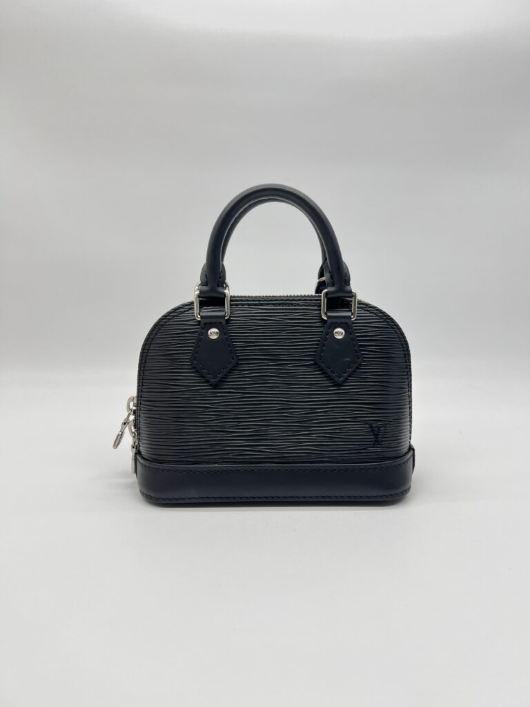 Louis Vuitton Nano Alma Epi Leather Noir SHW
