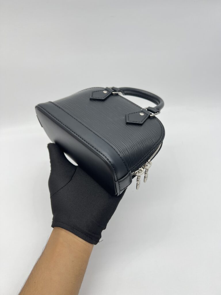 Louis Vuitton Nano Alma Epi Leather Noir SHW