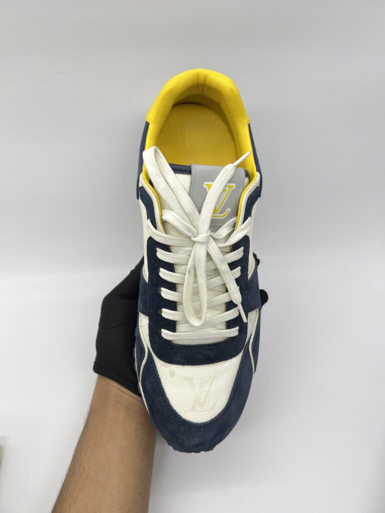 Louis Vuitton Run Away Sneakers White Yellow Blue