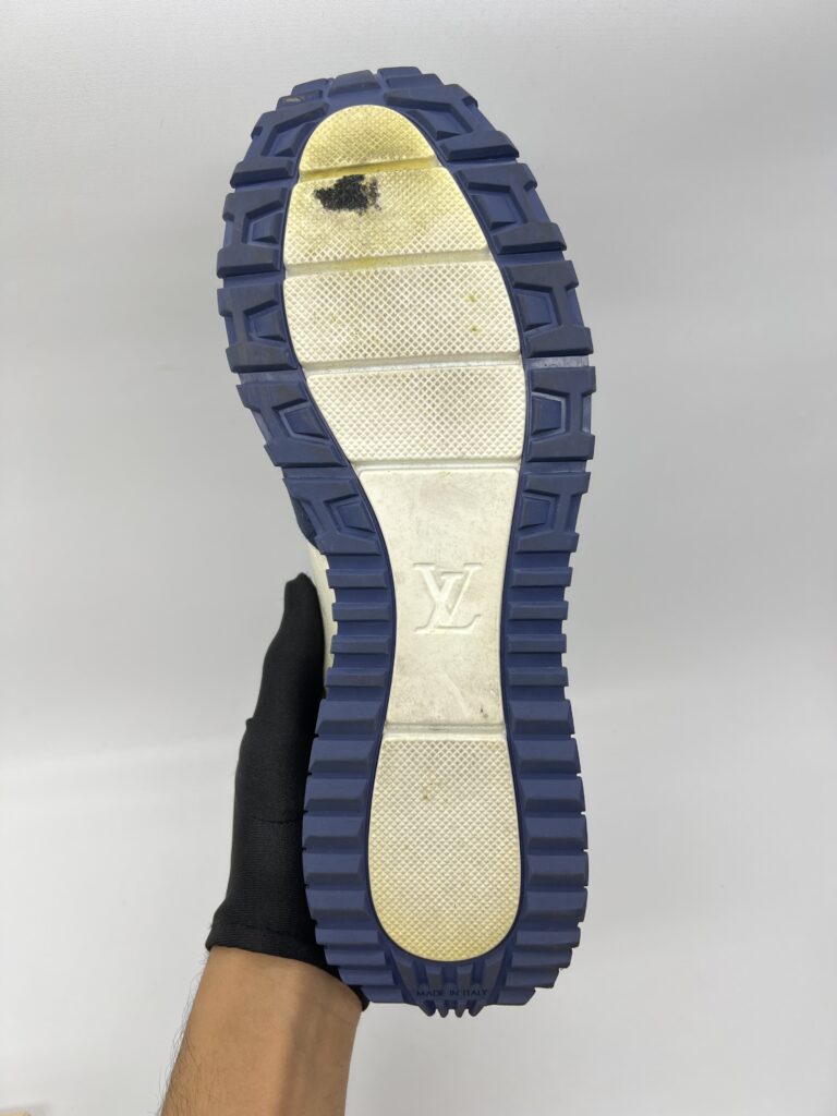 Louis Vuitton Run Away Sneakers White Yellow Blue