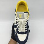 Louis Vuitton Run Away Sneakers White Yellow Blue
