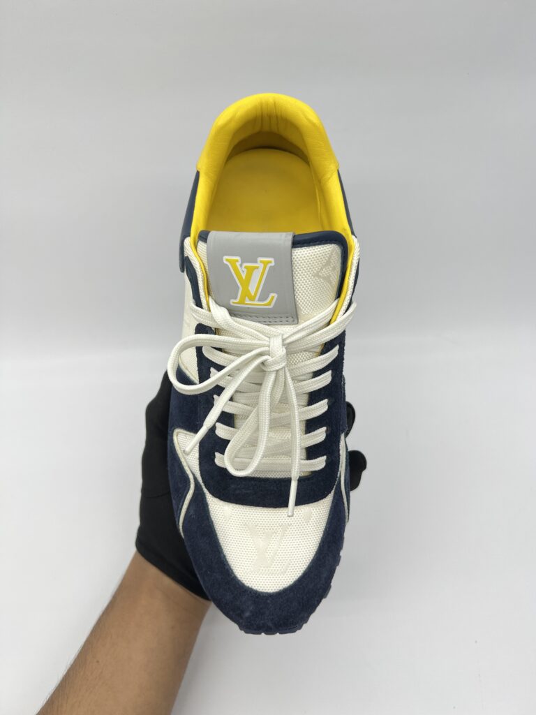 Louis Vuitton Run Away Sneakers White Yellow Blue