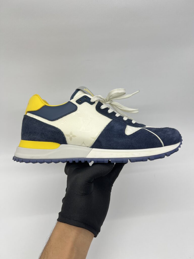 Louis Vuitton Run Away Sneakers White Yellow Blue