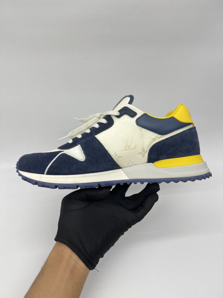 Louis Vuitton Run Away Sneakers White Yellow Blue