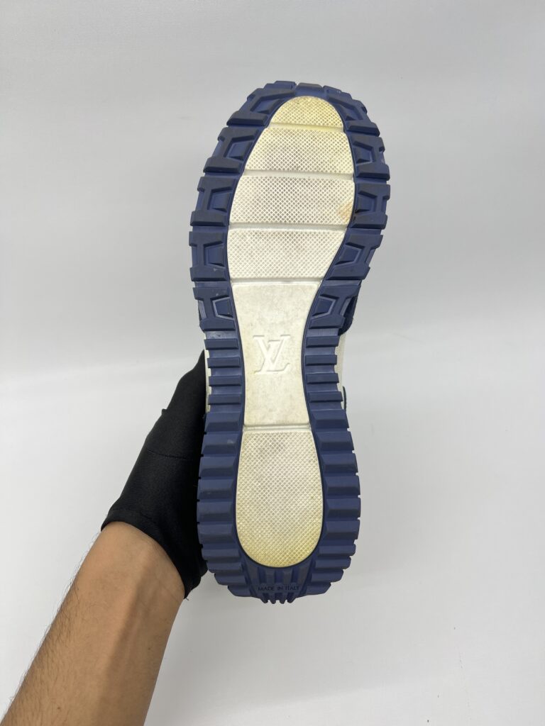 Louis Vuitton Run Away Sneakers White Yellow Blue