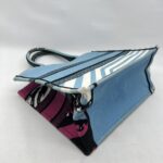 Dior Medium Book Tote Canvas Blue Jungle Pop