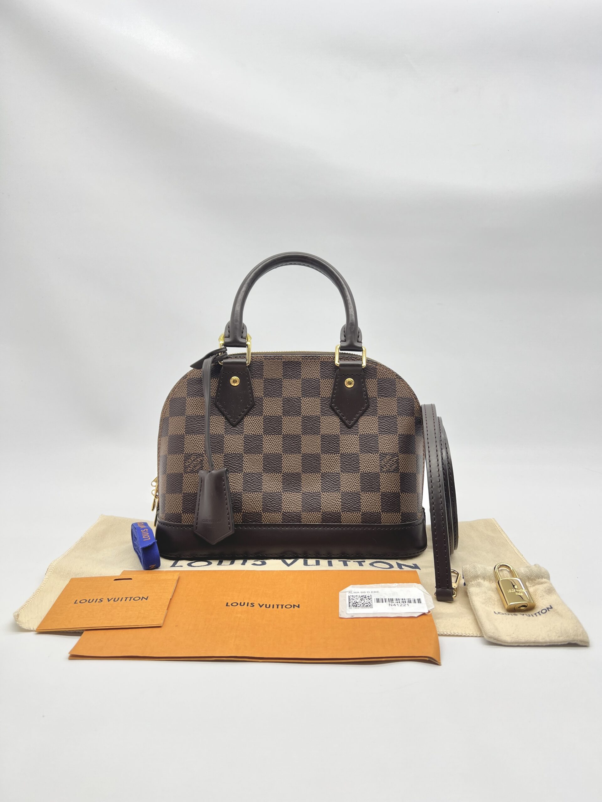 Louis Vuitton Alma BB Damier Ebene GHW