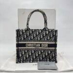 Dior Small Dior Book Tote Blue Oblique