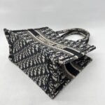 Dior Small Dior Book Tote Blue Oblique