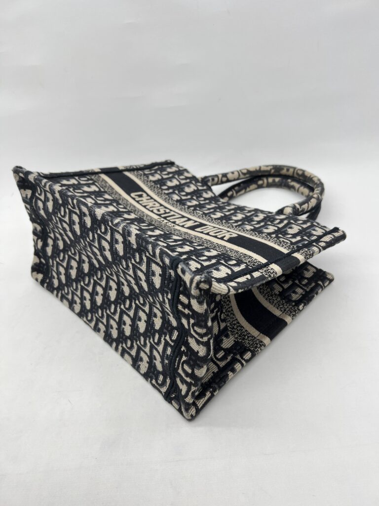 Dior Small Dior Book Tote Blue Oblique