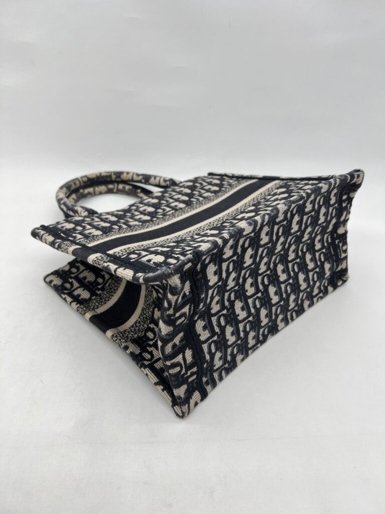Dior Small Dior Book Tote Blue Oblique