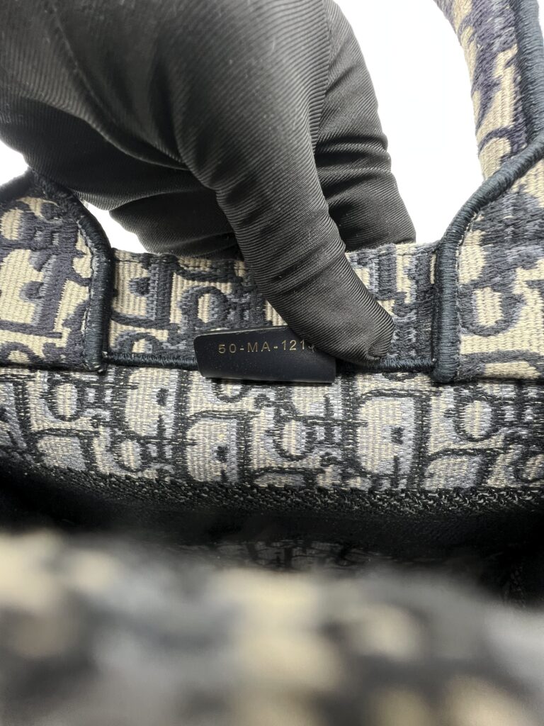 Dior Small Dior Book Tote Blue Oblique