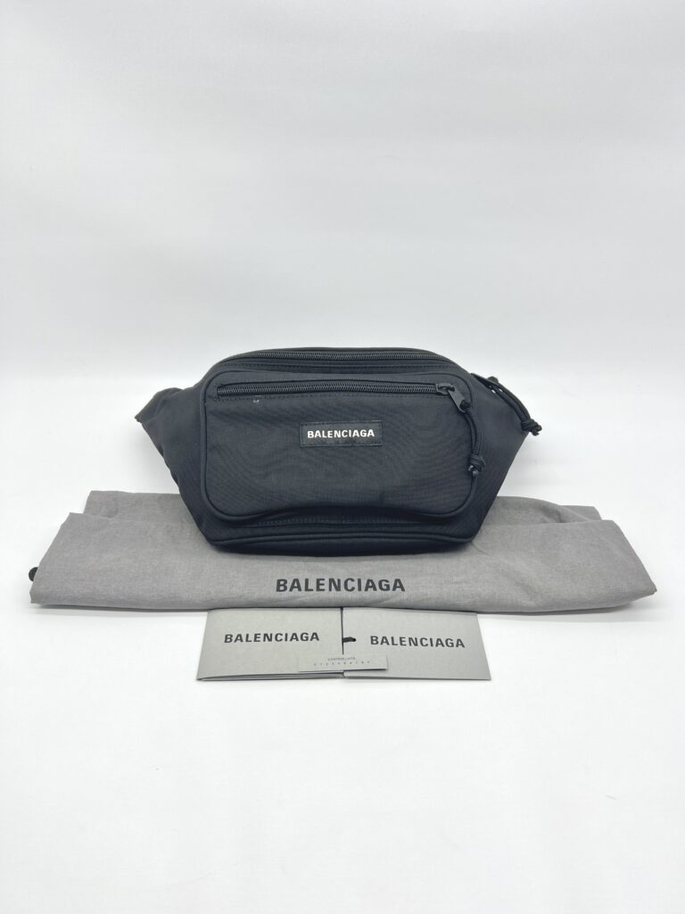 Balenciaga Bumbag Explorer Canvas All Black