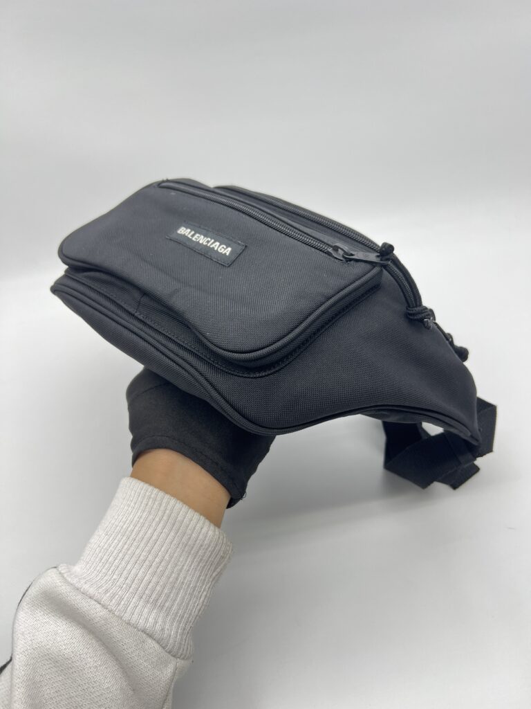 Balenciaga Bumbag Explorer Canvas All Black