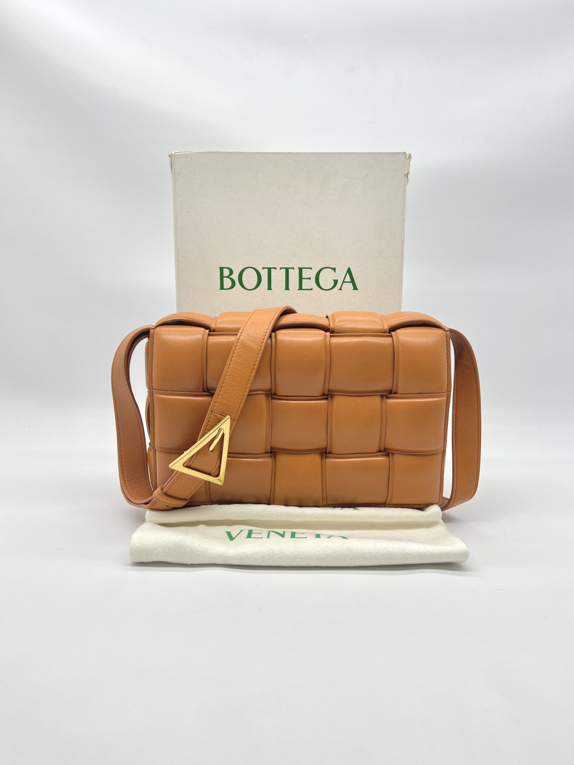Bottega Veneta Padded Casette Orange GHW