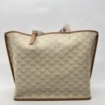 MCM Himmel Tote Shopper Lauretos Beige Outmeal GHW