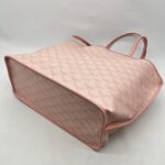 MCM Himmel Tote Shopper Lauretos Silver Pink GHW