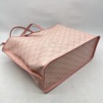 MCM Himmel Tote Shopper Lauretos Silver Pink GHW