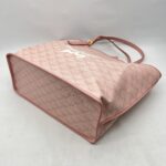 MCM Himmel Tote Shopper Lauretos Silver Pink GHW