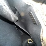 Balenciaga Mini Shopping Tote Brown All Over Logo Silver GHW