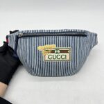 Gucci Gucci X Oshkosh B'Gosh Canvas Blue Stripe SHW