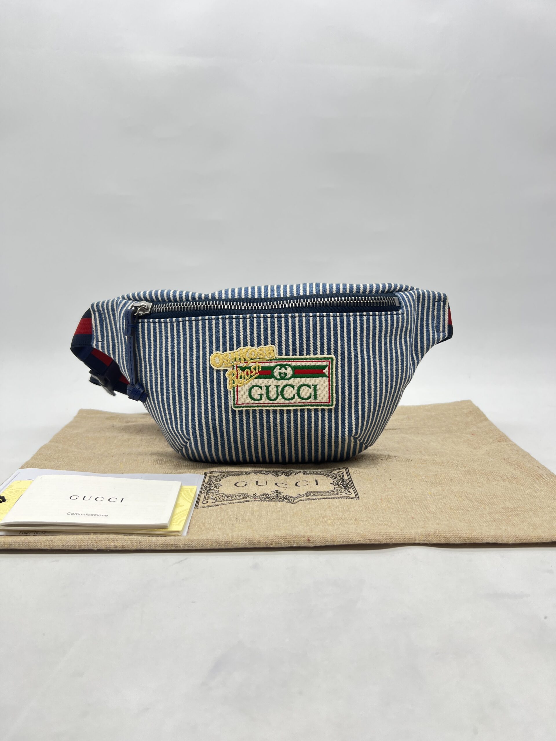 Gucci Gucci X Oshkosh B’Gosh Canvas Blue Stripe SHW