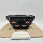 Gucci Belt Bag GG Supreme Black Bees SHW