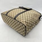 Gucci Large Tote Bag GG Canvas Dark Brown SHW
