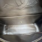 Chanel Flap Maxi Suede Dark Brown GHW