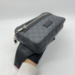 Gucci Belt Bag GG Supreme Black Grey SHW