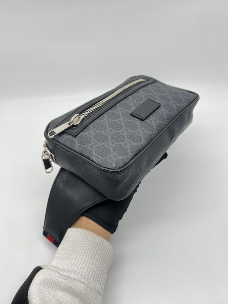 Gucci Belt Bag GG Supreme Black Grey SHW