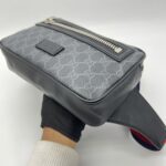 Gucci Belt Bag GG Supreme Black Grey SHW