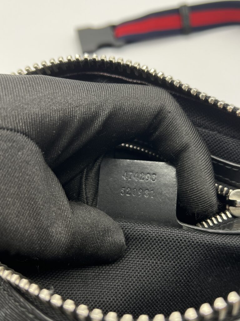 Gucci Belt Bag GG Supreme Black Grey SHW