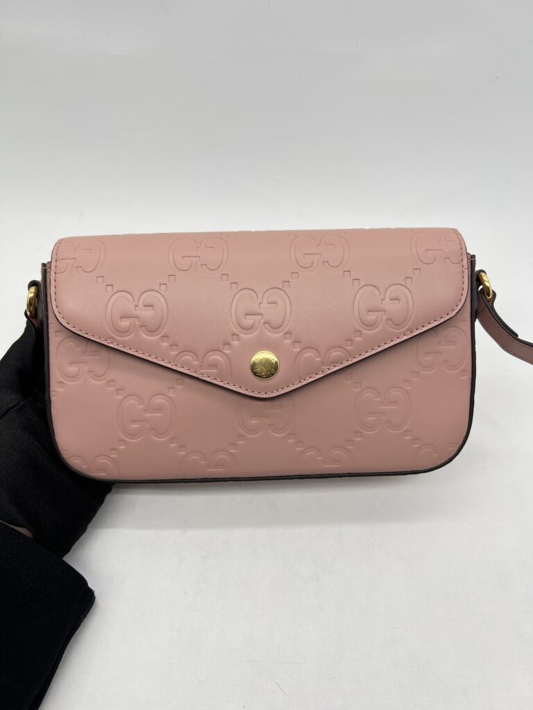 Gucci Super Mini Shoulder Jumbo GG Pink