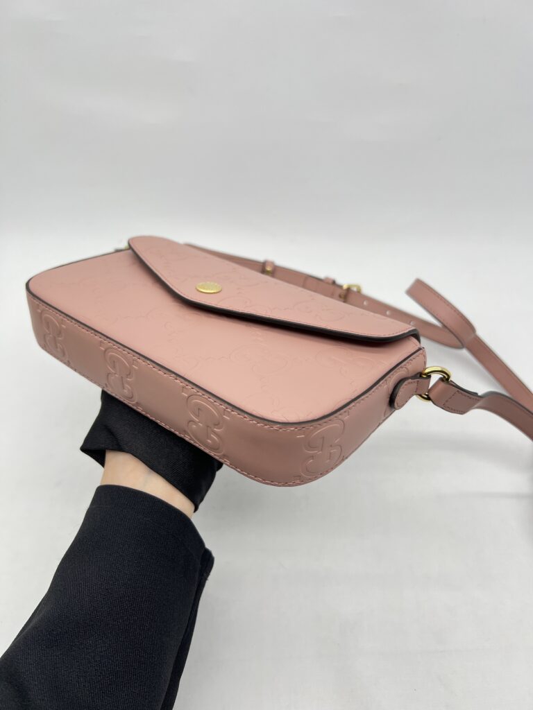 Gucci Super Mini Shoulder Jumbo GG Pink