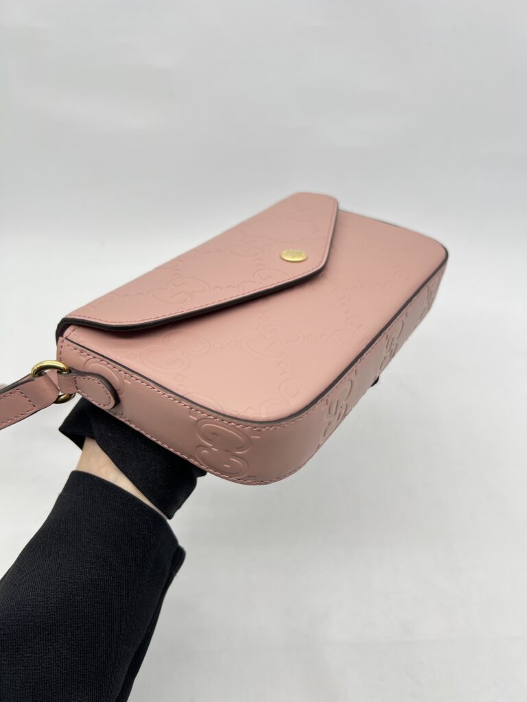 Gucci Super Mini Shoulder Jumbo GG Pink